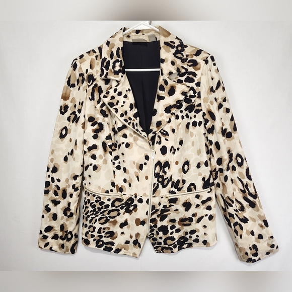 Chico's Jackets & Blazers - Chico's Leopard Print Women's Jacket Size M (1)